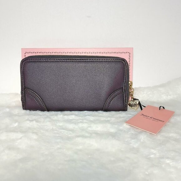 Juicy Couture Dusty Blush Heritage Large Zip Around Wallet In Gift Box NWT - Picture 5 of 5